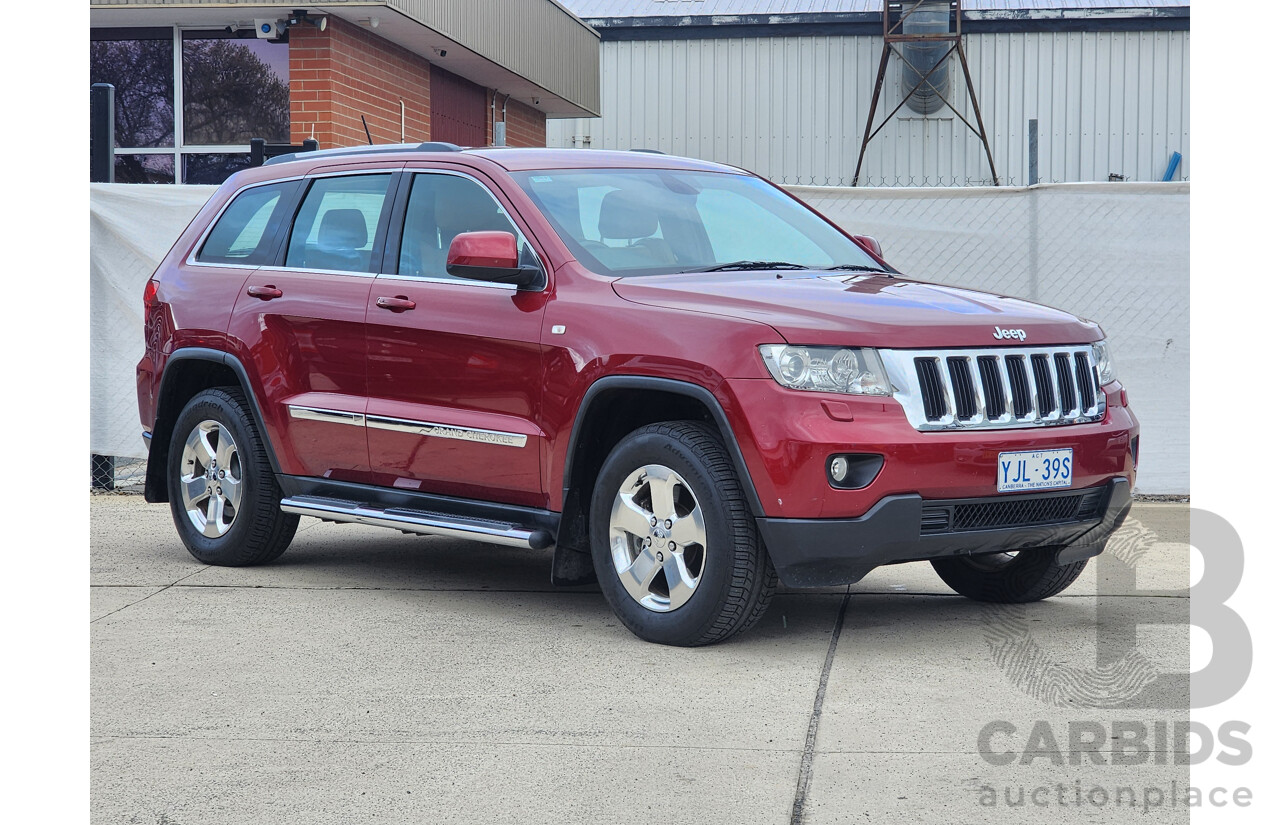 03/2013 Jeep Grand Cherokee LAREDO (4x4) AWD WK 4D Wagon Red 3.0L