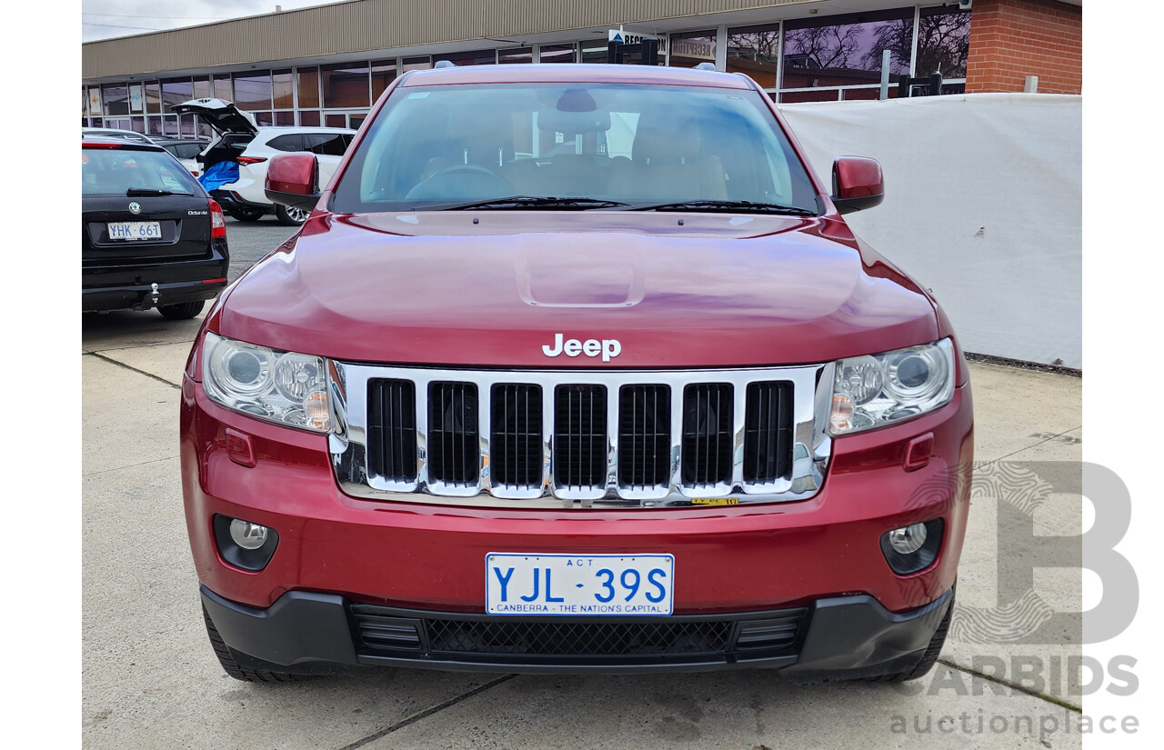 03/2013 Jeep Grand Cherokee LAREDO (4x4) AWD WK 4D Wagon Red 3.0L