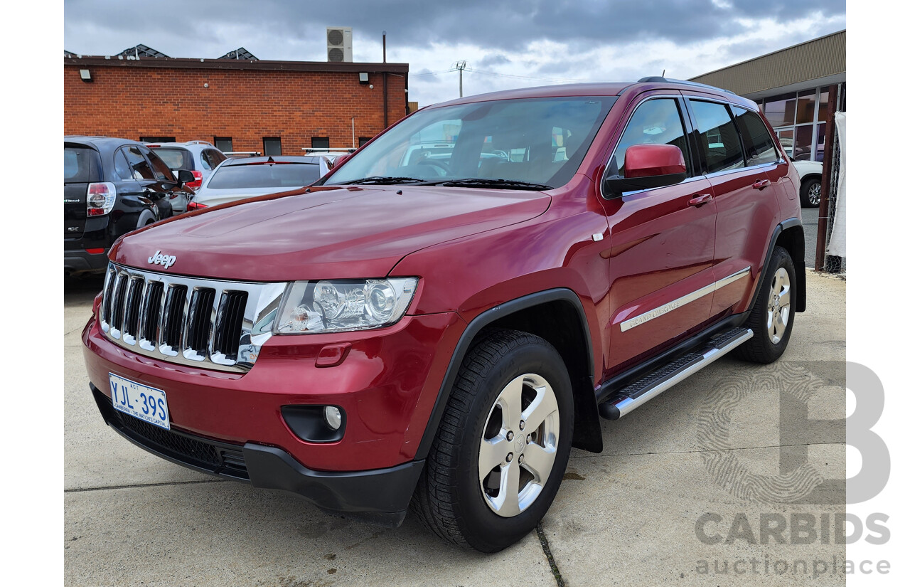 03/2013 Jeep Grand Cherokee LAREDO (4x4) AWD WK 4D Wagon Red 3.0L