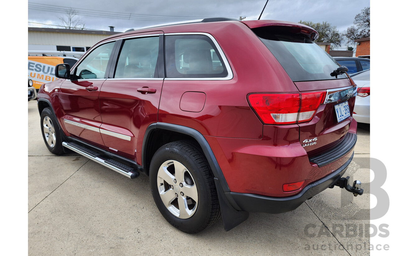 03/2013 Jeep Grand Cherokee LAREDO (4x4) AWD WK 4D Wagon Red 3.0L