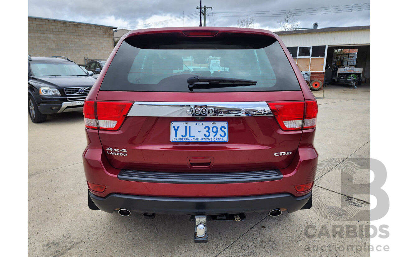03/2013 Jeep Grand Cherokee LAREDO (4x4) AWD WK 4D Wagon Red 3.0L