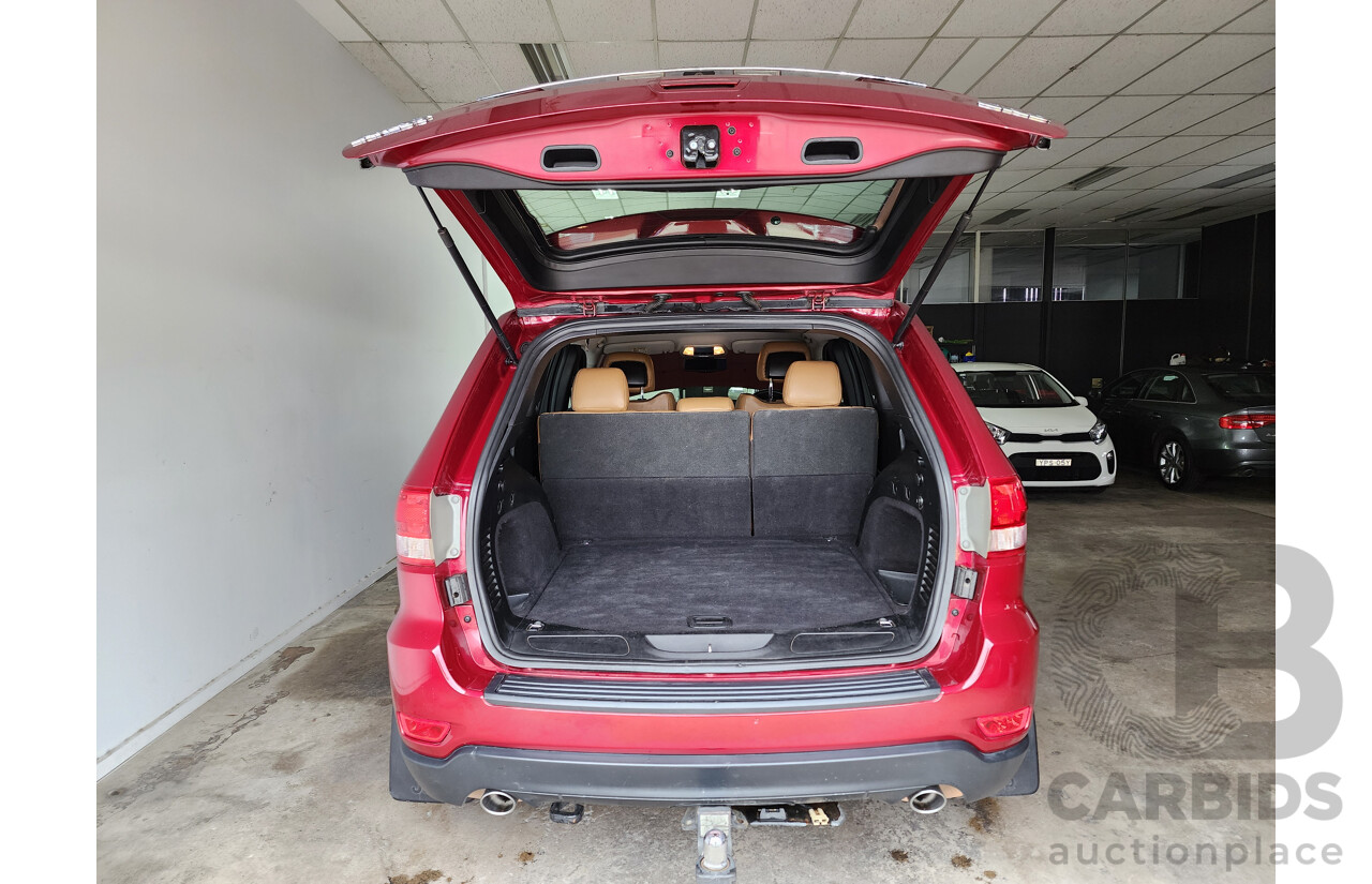 03/2013 Jeep Grand Cherokee LAREDO (4x4) AWD WK 4D Wagon Red 3.0L
