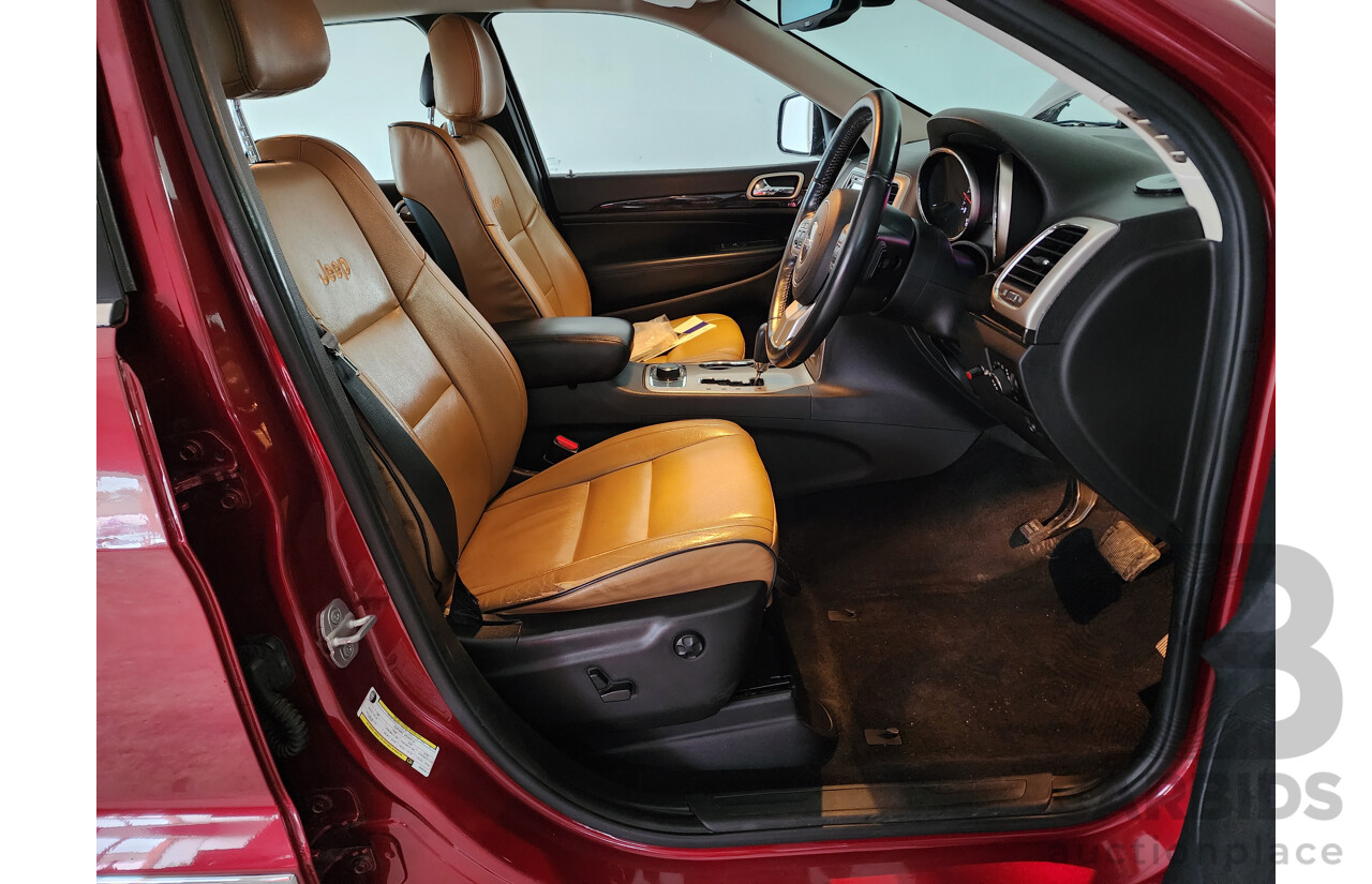 03/2013 Jeep Grand Cherokee LAREDO (4x4) AWD WK 4D Wagon Red 3.0L