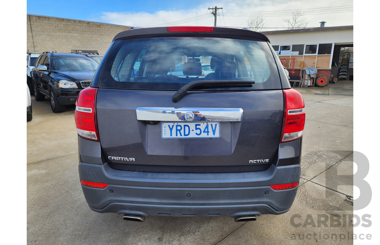 09/2015 Holden Captiva 7 LS ACTIVE (FWD) FWD CG MY15 4D Wagon Grey 2.4L