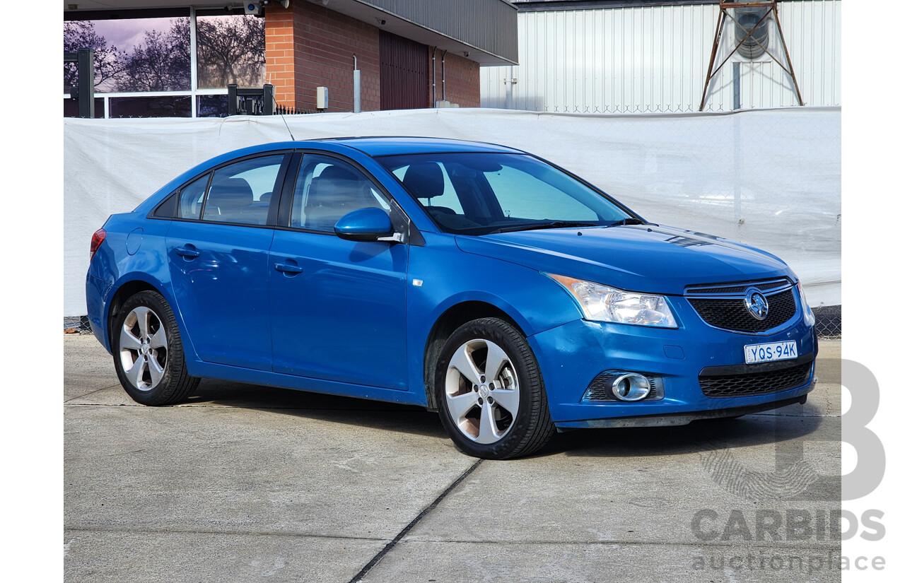 12/2013 Holden Cruze CD FWD JH MY13 4D Sedan Blue 1.8L