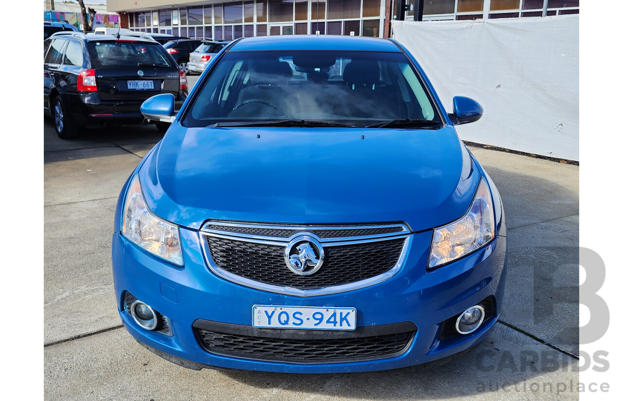 12/2013 Holden Cruze CD FWD JH MY13 4D Sedan Blue 1.8L