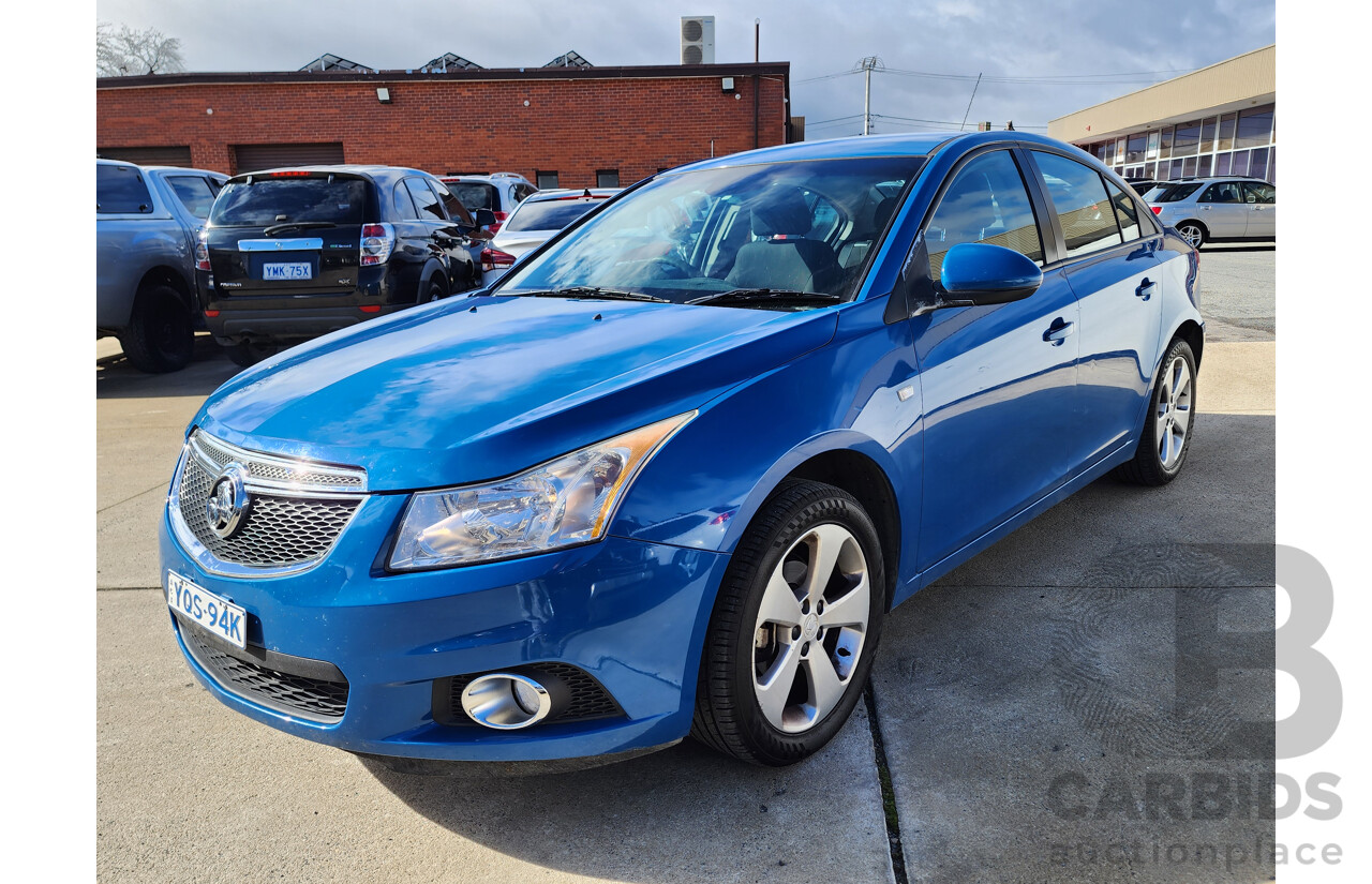 12/2013 Holden Cruze CD FWD JH MY13 4D Sedan Blue 1.8L