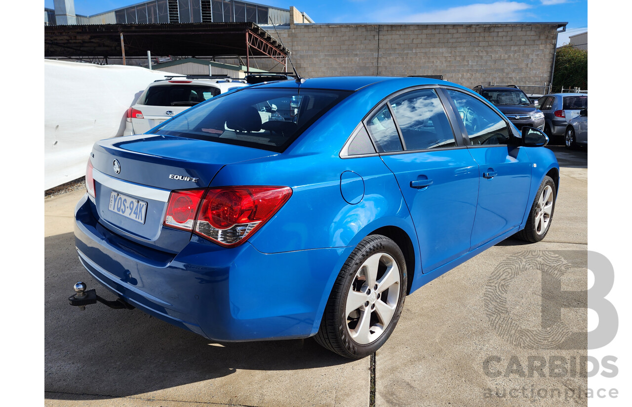 12/2013 Holden Cruze CD FWD JH MY13 4D Sedan Blue 1.8L