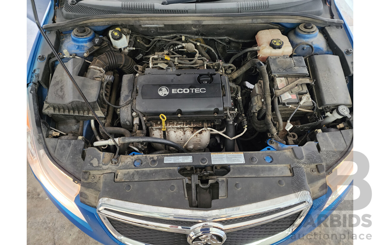 12/2013 Holden Cruze CD FWD JH MY13 4D Sedan Blue 1.8L