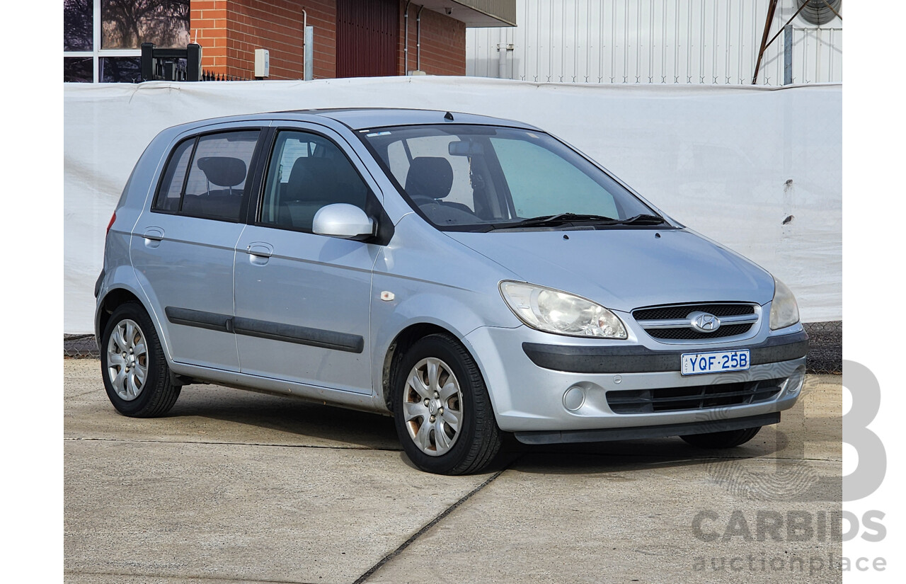 02/2007 Hyundai Getz 1.6 FWD TB UPGRADE 5D Hatchback Silver 1.6L