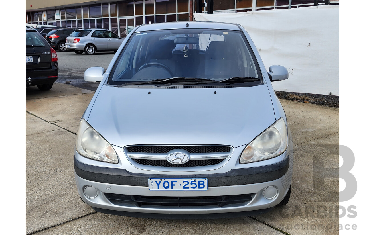 02/2007 Hyundai Getz 1.6 FWD TB UPGRADE 5D Hatchback Silver 1.6L