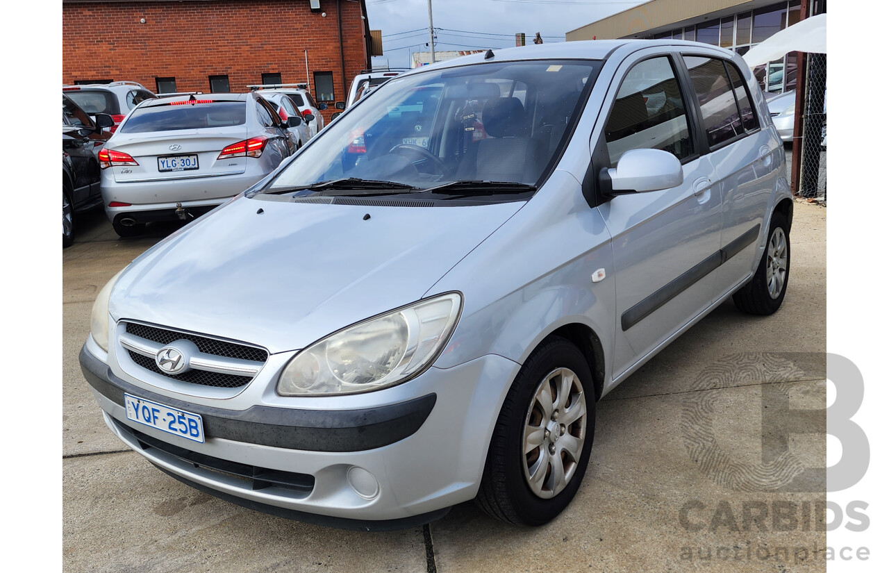 02/2007 Hyundai Getz 1.6 FWD TB UPGRADE 5D Hatchback Silver 1.6L