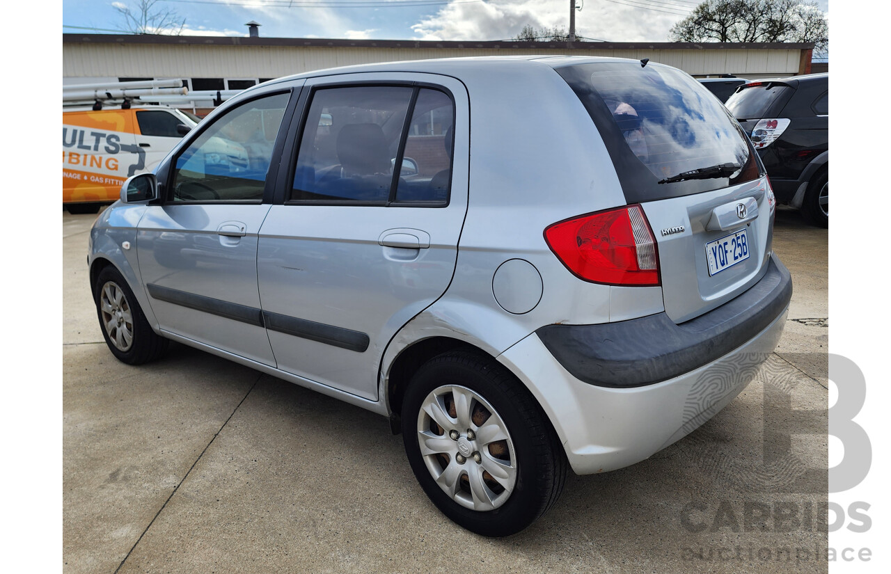 02/2007 Hyundai Getz 1.6 FWD TB UPGRADE 5D Hatchback Silver 1.6L