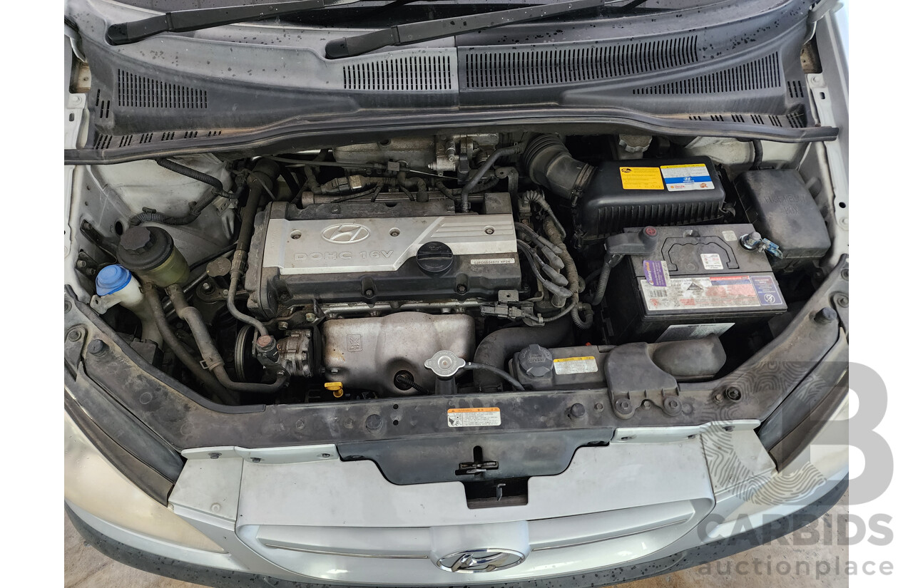02/2007 Hyundai Getz 1.6 FWD TB UPGRADE 5D Hatchback Silver 1.6L