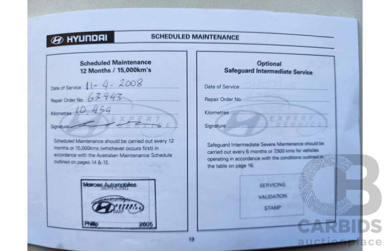 02/2007 Hyundai Getz 1.6 FWD TB UPGRADE 5D Hatchback Silver 1.6L