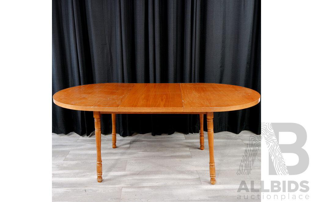 Modern Pine Extension Dining Table