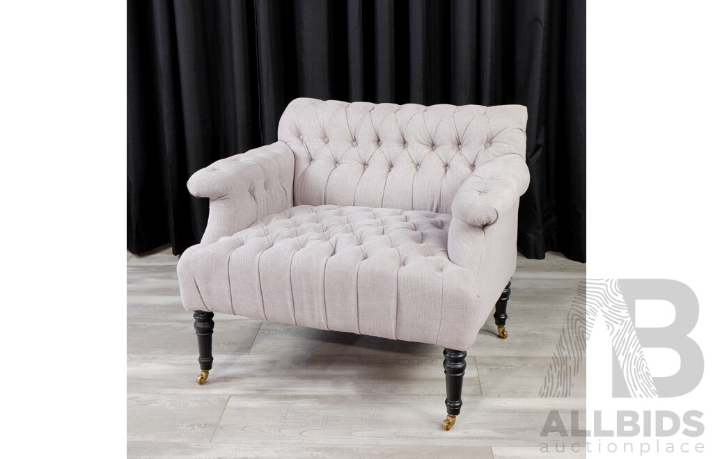 Modern Fabric Upholstered Bedroom Settee