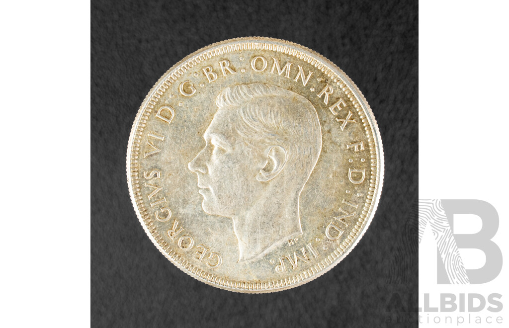 Australian 1937 KGVI Silver Crown .925