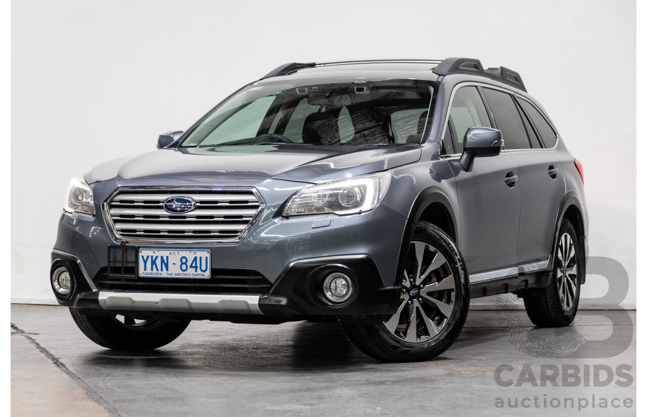 5/2015 Subaru Outback 3.6R Premium MY15 (AWD) 4d Wagon Platinum Grey Metallic 3.6L