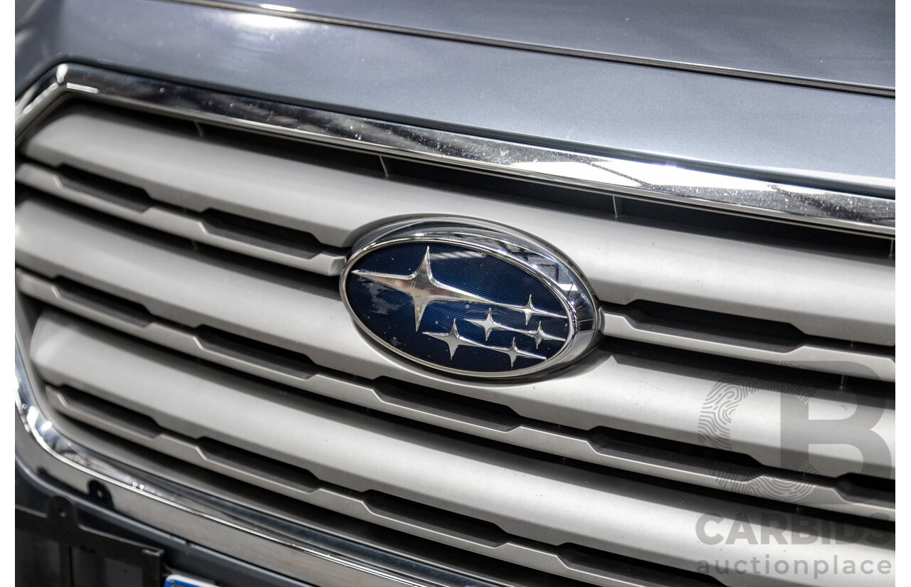 5/2015 Subaru Outback 3.6R Premium MY15 (AWD) 4d Wagon Platinum Grey Metallic 3.6L