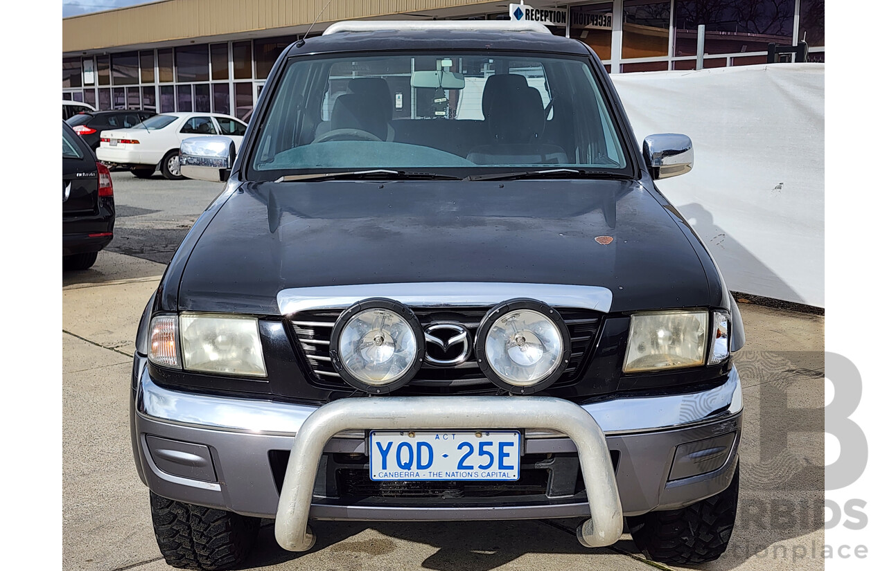 07/2005 Mazda B2500 BRAVO SDX (4x4) 4WD  Dual Cab P/Up Black / Grey 2.5L