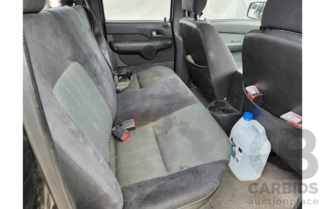 07/2005 Mazda B2500 BRAVO SDX (4x4) 4WD  Dual Cab P/Up Black / Grey 2.5L