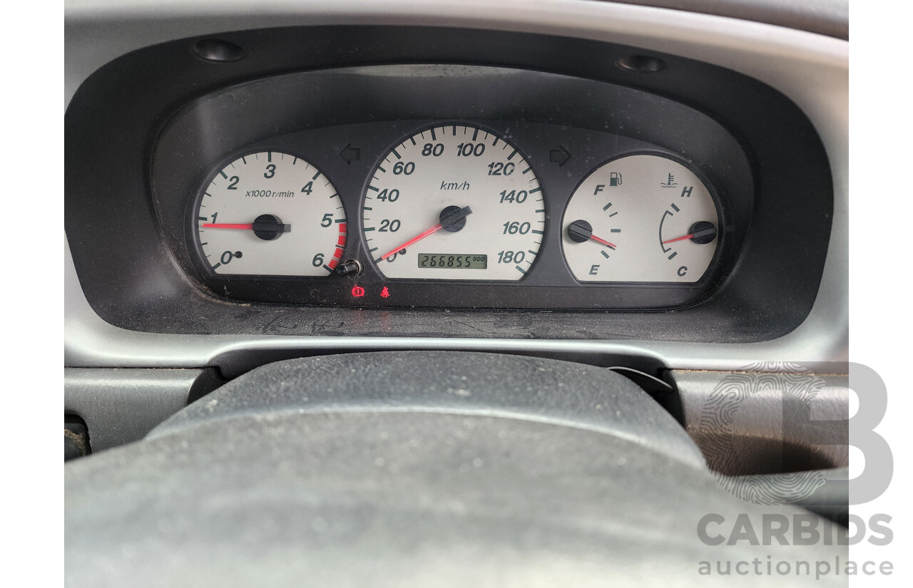 07/2005 Mazda B2500 BRAVO SDX (4x4) 4WD  Dual Cab P/Up Black / Grey 2.5L