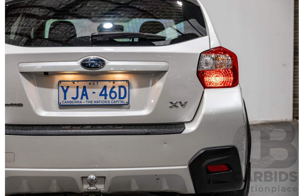 3/2012 Subaru XV 2.0i (AWD) MY13 4d Wagon White 2.0L