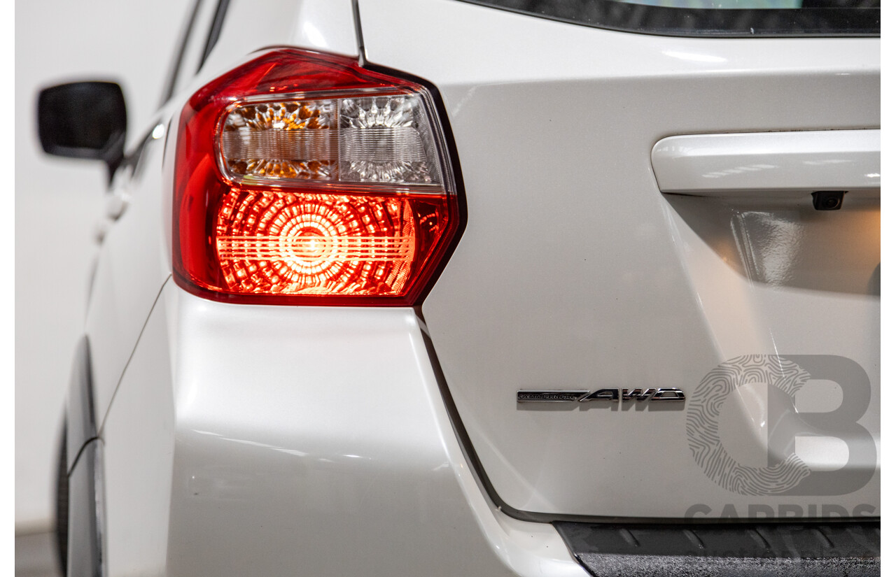 3/2012 Subaru XV 2.0i (AWD) MY13 4d Wagon White 2.0L