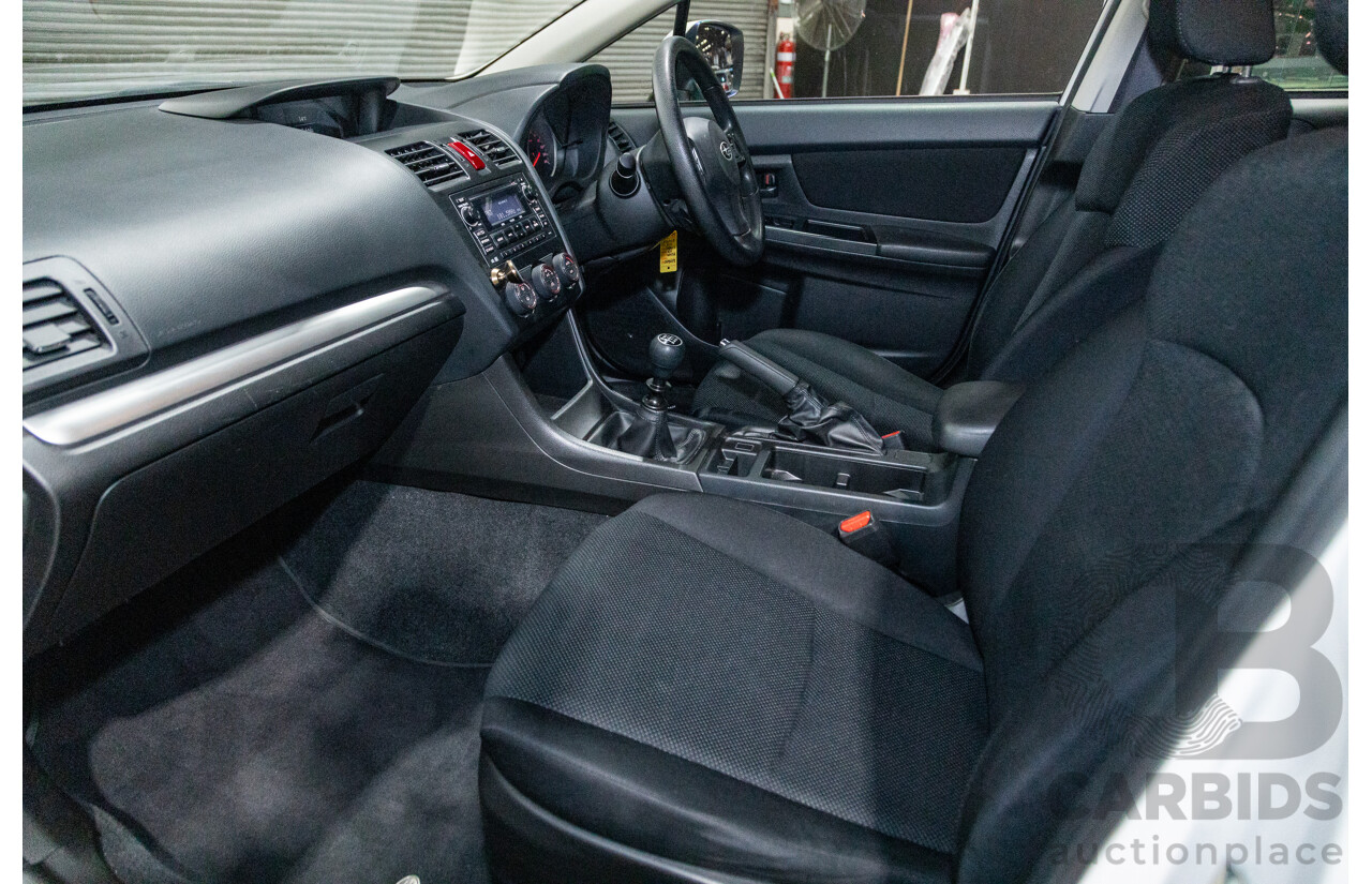 3/2012 Subaru XV 2.0i (AWD) MY13 4d Wagon White 2.0L