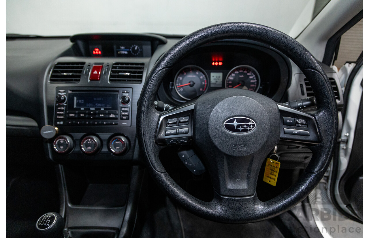 3/2012 Subaru XV 2.0i (AWD) MY13 4d Wagon White 2.0L