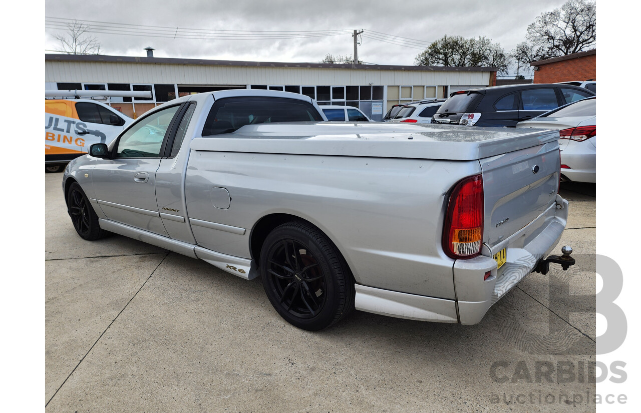 04/2006 Ford Falcon XR6 MAGNET RWD BF Utility Silver 4.0L