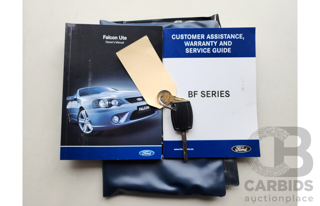 04/2006 Ford Falcon XR6 MAGNET RWD BF Utility Silver 4.0L