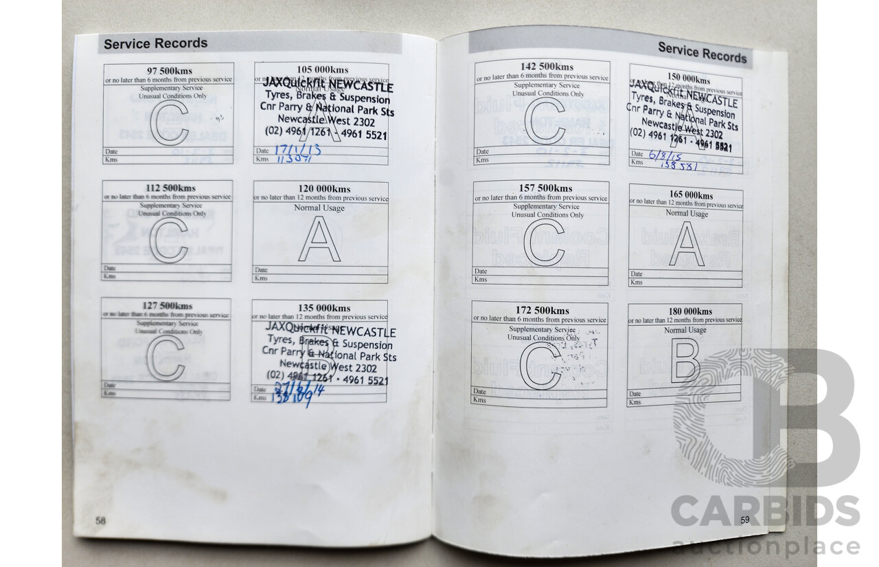 04/2006 Ford Falcon XR6 MAGNET RWD BF Utility Silver 4.0L