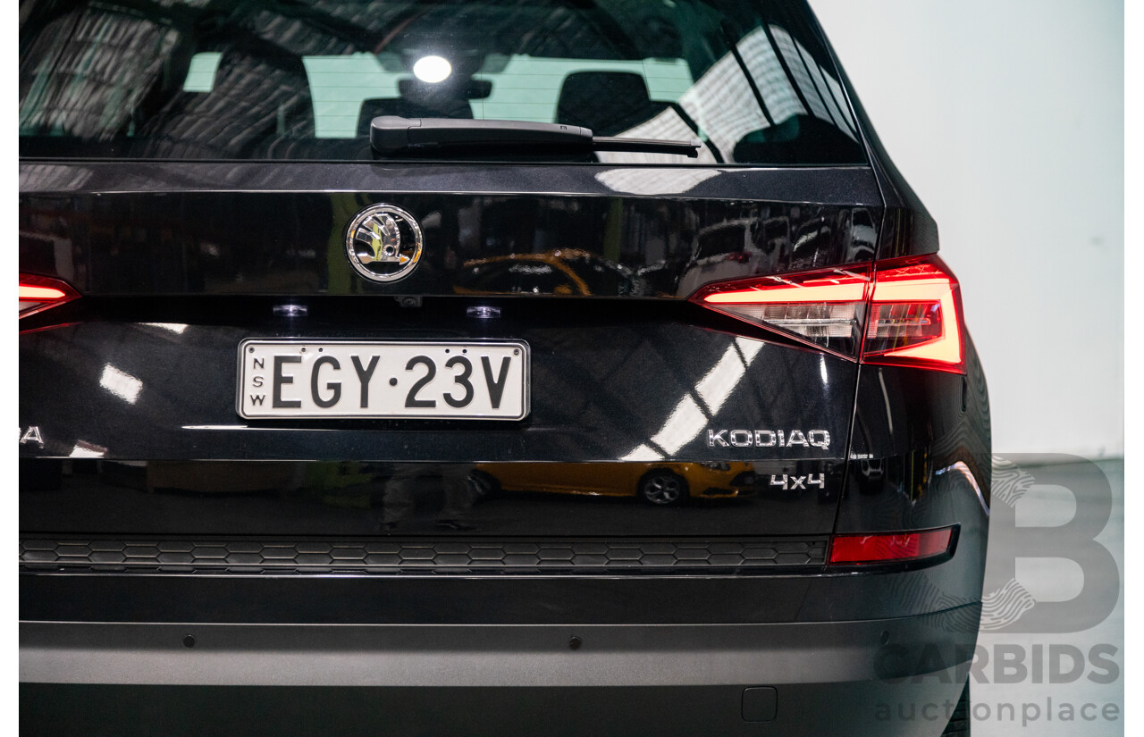 01/2018 Skoda Kodiaq 132TSI (4x4) NS MY18 4d Wagon Black Magic Pearl Turbo 2.0L - 7 Seater
