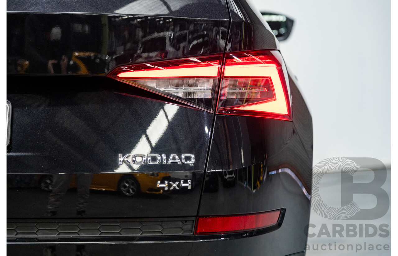 01/2018 Skoda Kodiaq 132TSI (4x4) NS MY18 4d Wagon Black Magic Pearl Turbo 2.0L - 7 Seater