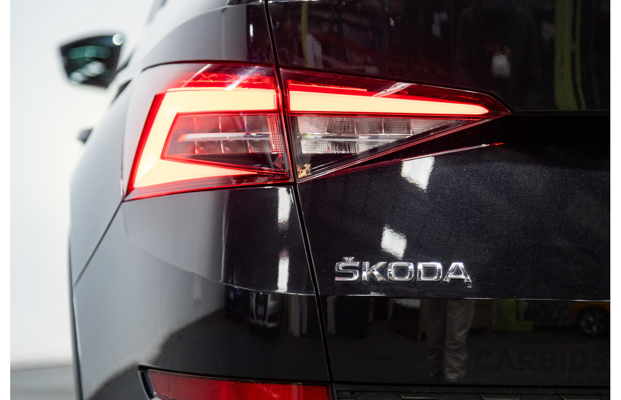 01/2018 Skoda Kodiaq 132TSI (4x4) NS MY18 4d Wagon Black Magic Pearl Turbo 2.0L - 7 Seater