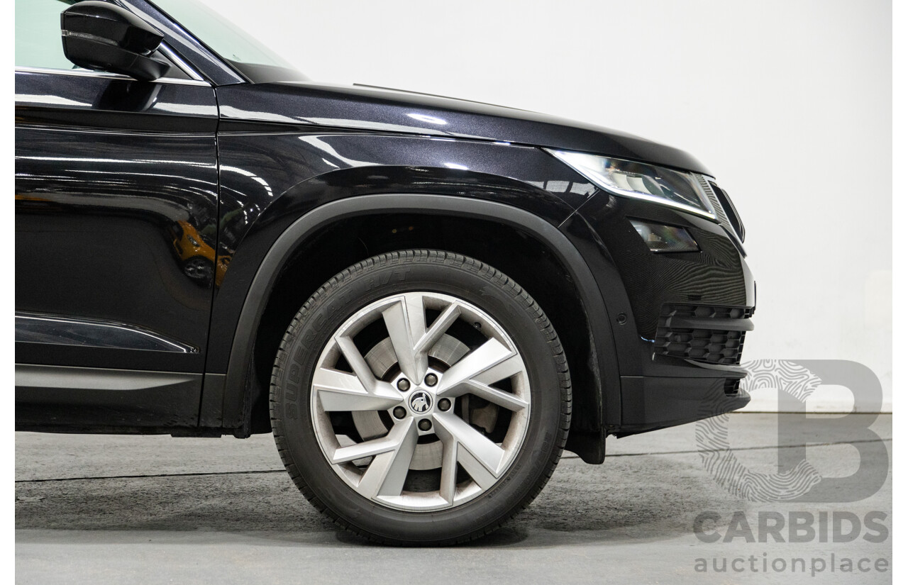 01/2018 Skoda Kodiaq 132TSI (4x4) NS MY18 4d Wagon Black Magic Pearl Turbo 2.0L - 7 Seater