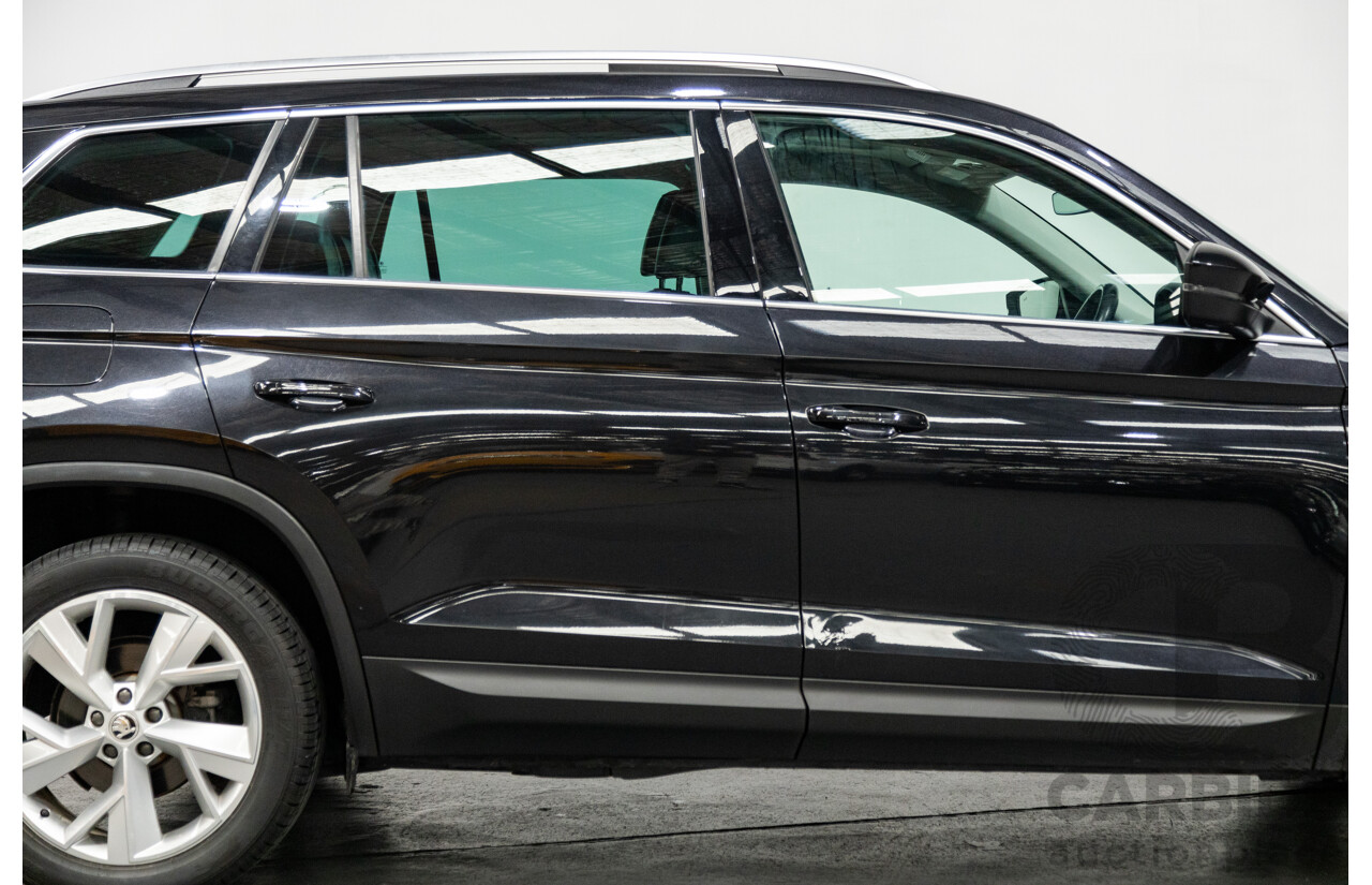 01/2018 Skoda Kodiaq 132TSI (4x4) NS MY18 4d Wagon Black Magic Pearl Turbo 2.0L - 7 Seater