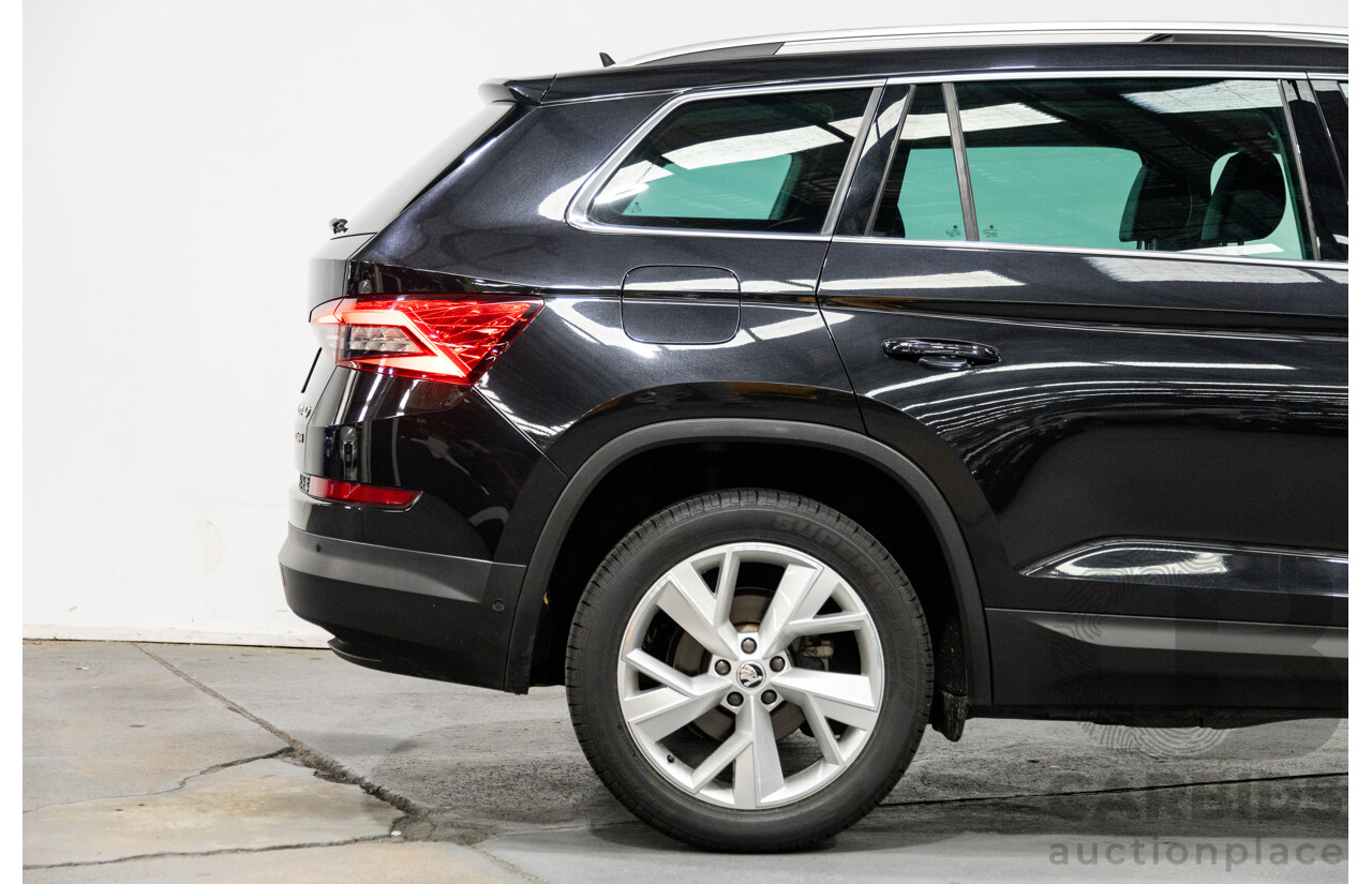 01/2018 Skoda Kodiaq 132TSI (4x4) NS MY18 4d Wagon Black Magic Pearl Turbo 2.0L - 7 Seater