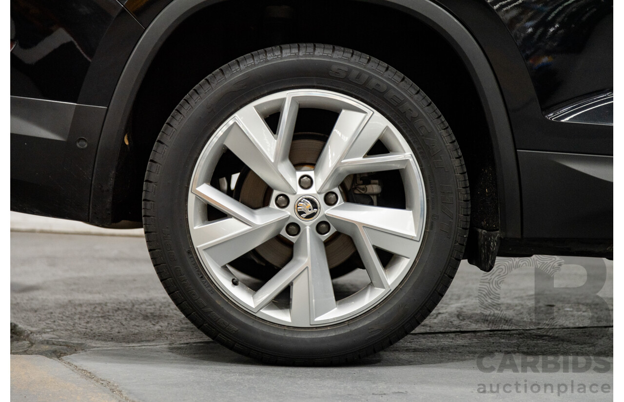 01/2018 Skoda Kodiaq 132TSI (4x4) NS MY18 4d Wagon Black Magic Pearl Turbo 2.0L - 7 Seater