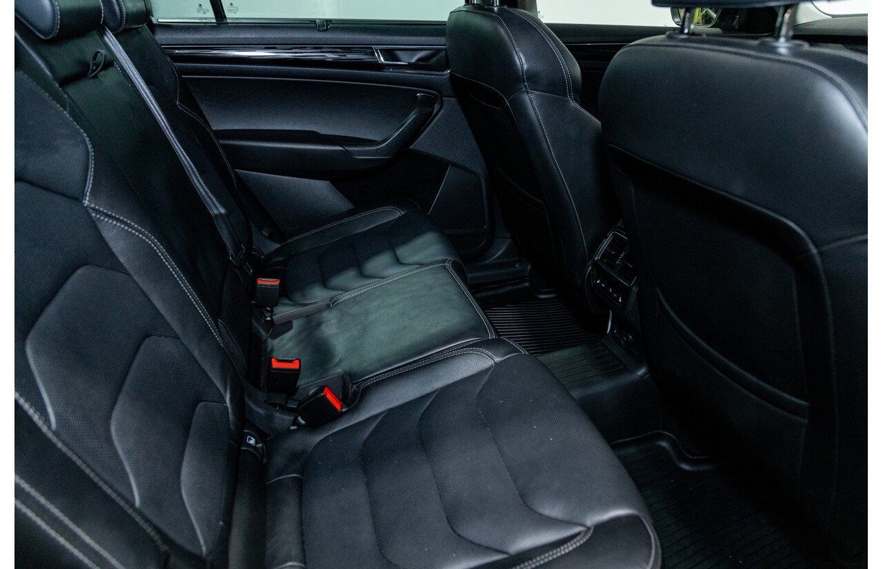 01/2018 Skoda Kodiaq 132TSI (4x4) NS MY18 4d Wagon Black Magic Pearl Turbo 2.0L - 7 Seater