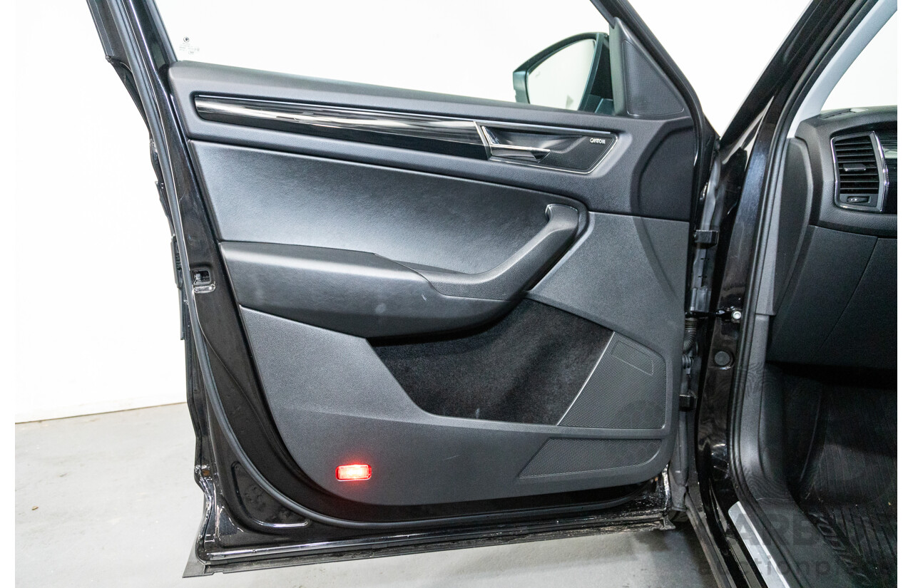 01/2018 Skoda Kodiaq 132TSI (4x4) NS MY18 4d Wagon Black Magic Pearl Turbo 2.0L - 7 Seater