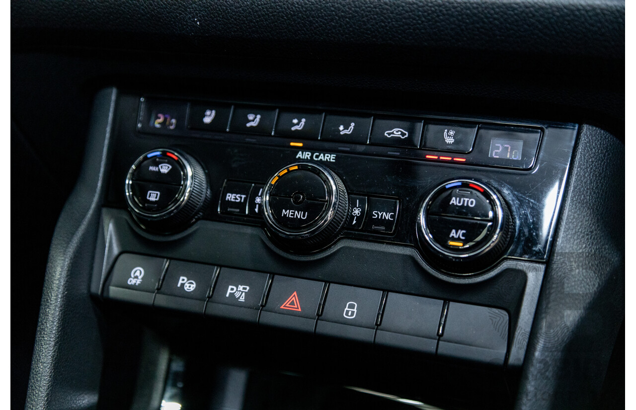 01/2018 Skoda Kodiaq 132TSI (4x4) NS MY18 4d Wagon Black Magic Pearl Turbo 2.0L - 7 Seater