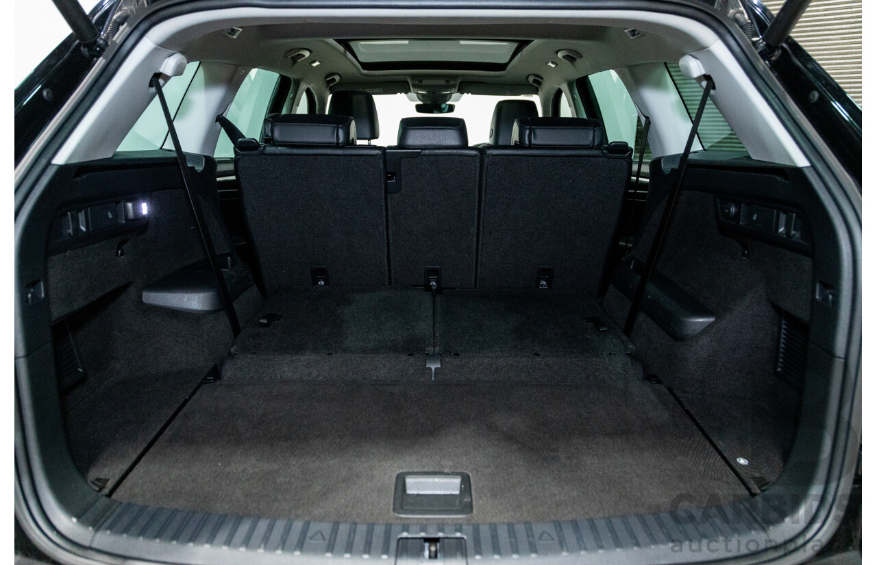 01/2018 Skoda Kodiaq 132TSI (4x4) NS MY18 4d Wagon Black Magic Pearl Turbo 2.0L - 7 Seater