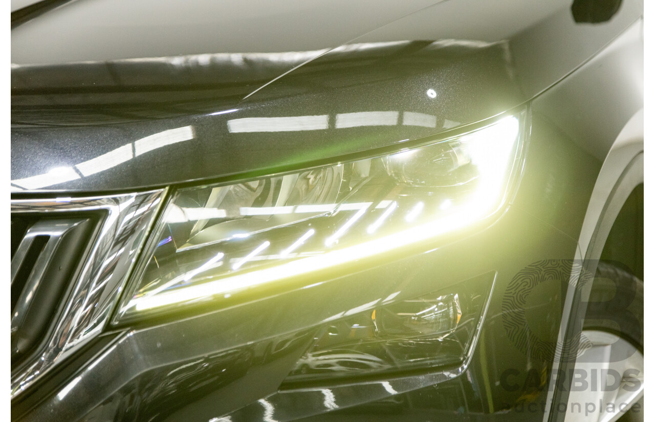 01/2018 Skoda Kodiaq 132TSI (4x4) NS MY18 4d Wagon Black Magic Pearl Turbo 2.0L - 7 Seater