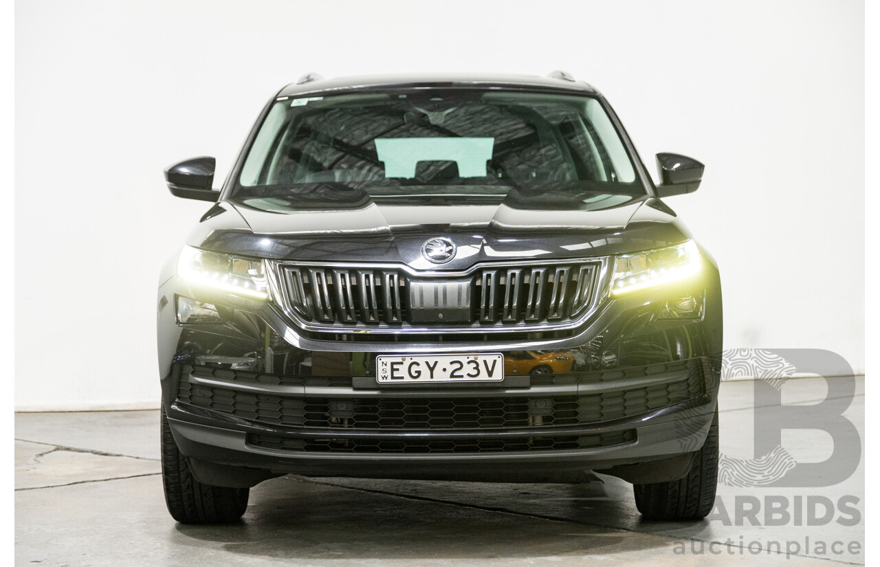 01/2018 Skoda Kodiaq 132TSI (4x4) NS MY18 4d Wagon Black Magic Pearl Turbo 2.0L - 7 Seater
