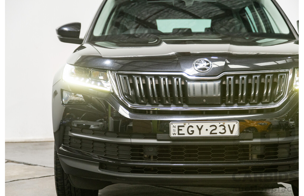 01/2018 Skoda Kodiaq 132TSI (4x4) NS MY18 4d Wagon Black Magic Pearl Turbo 2.0L - 7 Seater