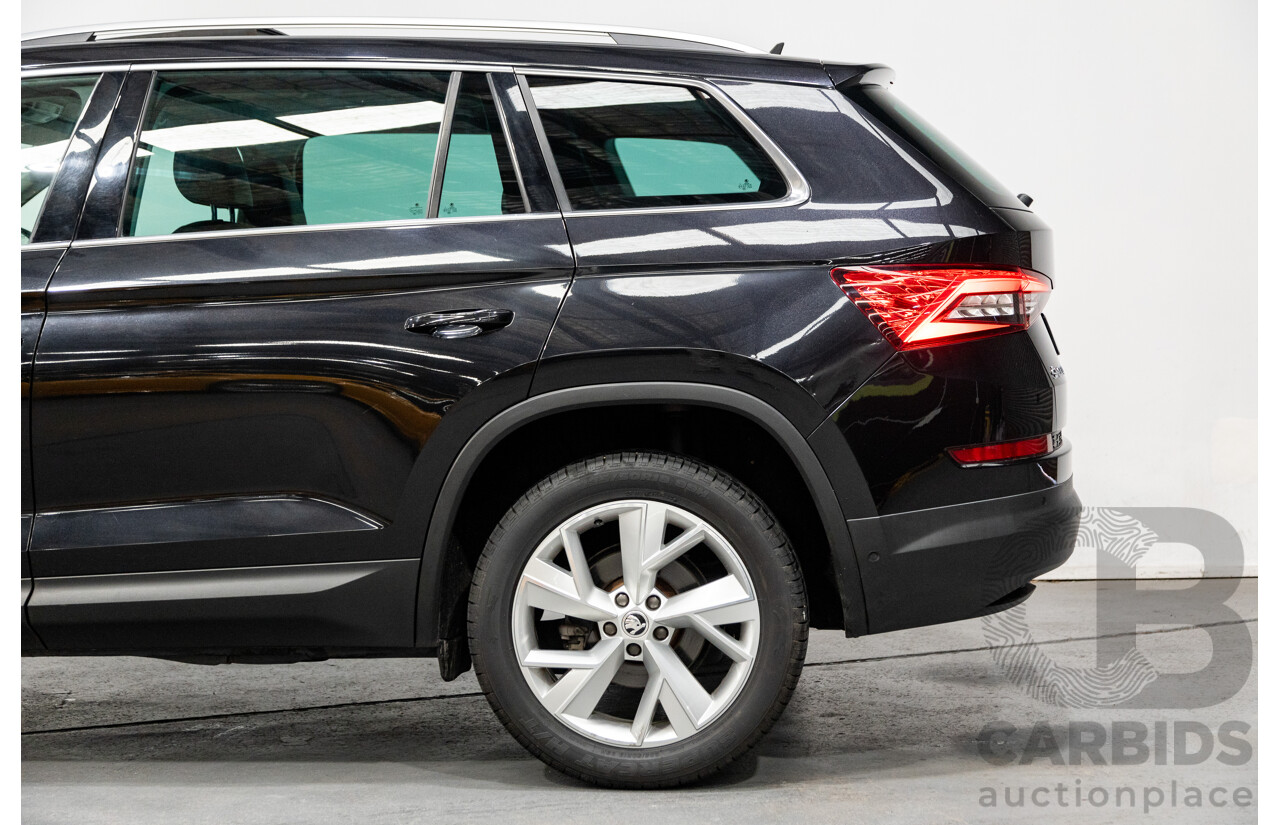 01/2018 Skoda Kodiaq 132TSI (4x4) NS MY18 4d Wagon Black Magic Pearl Turbo 2.0L - 7 Seater