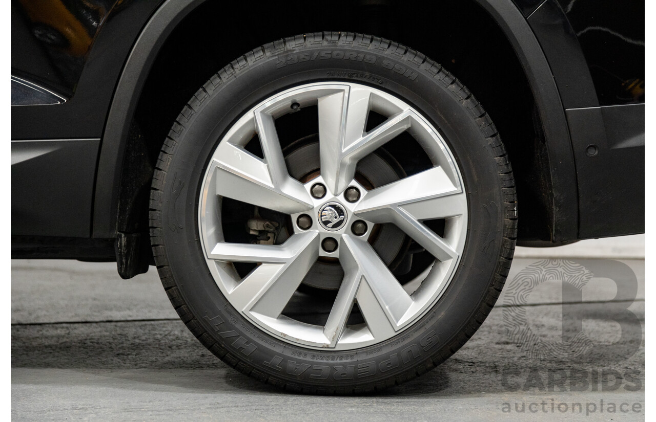 01/2018 Skoda Kodiaq 132TSI (4x4) NS MY18 4d Wagon Black Magic Pearl Turbo 2.0L - 7 Seater